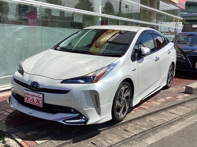 プリウス　Ｓ　車輛評価４．５点／モデリスタエアロ／