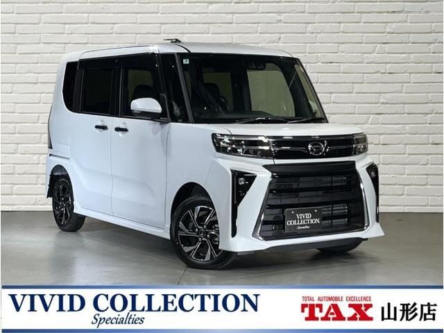 タント　４ＷＤ　カスタムＸ　４ＷＤ　届出済未使用車　社外