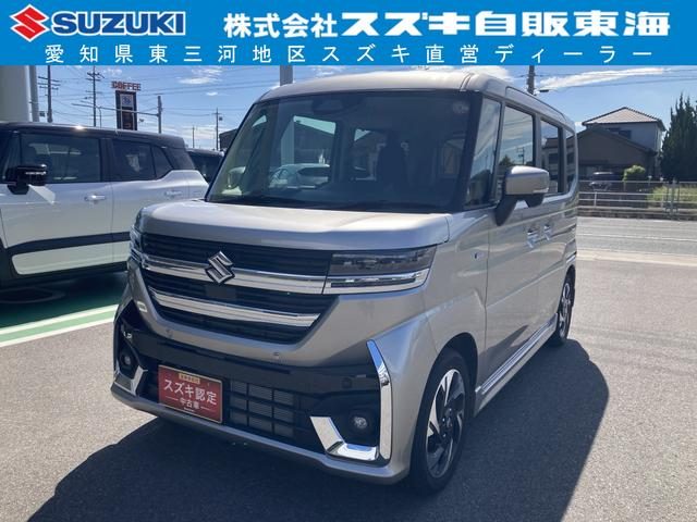 スペーシア　カスタム　ＨＹＢＲＩＤ　ＸＳ　全方位モニター付メモ