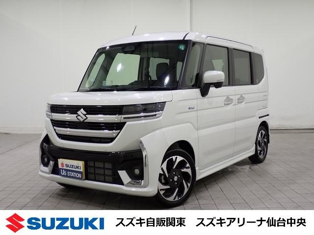 スペーシア　カスタム　ＨＹＢＲＩＤ　ＸＳターボ　電動パーキング