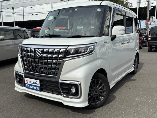 スペーシア　カスタム　４ＷＤ　ハイブリッドＸＳ　４ＷＤ　☆純正８インチ
