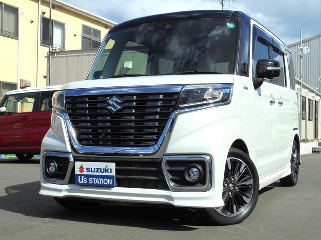 スペーシア　カスタム　４ＷＤ　ＨＹＢＲＩＤ　ＸＳターボ　２型　全方位モ