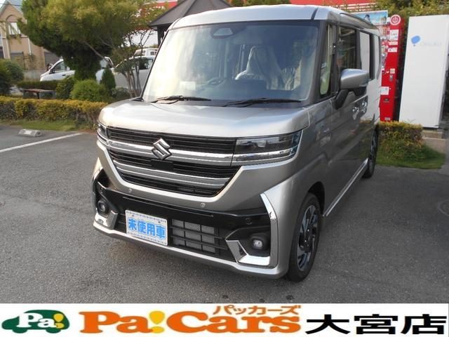 スペーシア　カスタム　ハイブリッドＸＳターボ　届出済未使用車