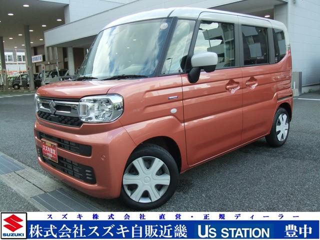 スペーシア　ＨＹＢＲＩＤ　Ｘ　両側電動スライドドア／