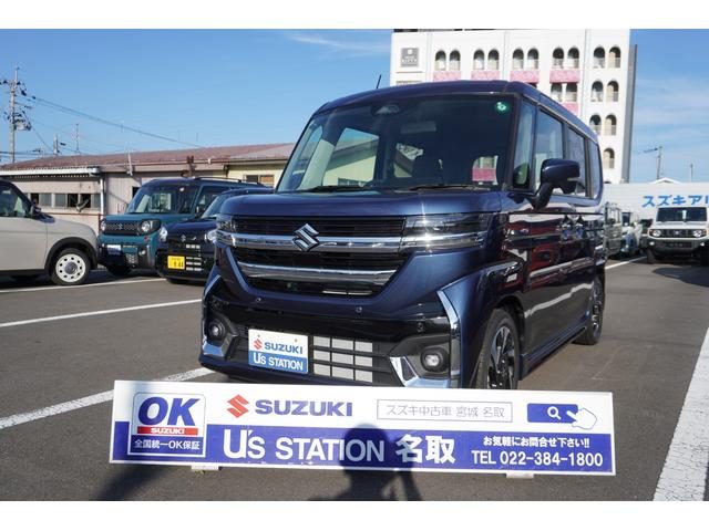 スペーシア　カスタム　カスタム　ＨＹＢＲＩＤ　ＸＳターボ　２Ｗ