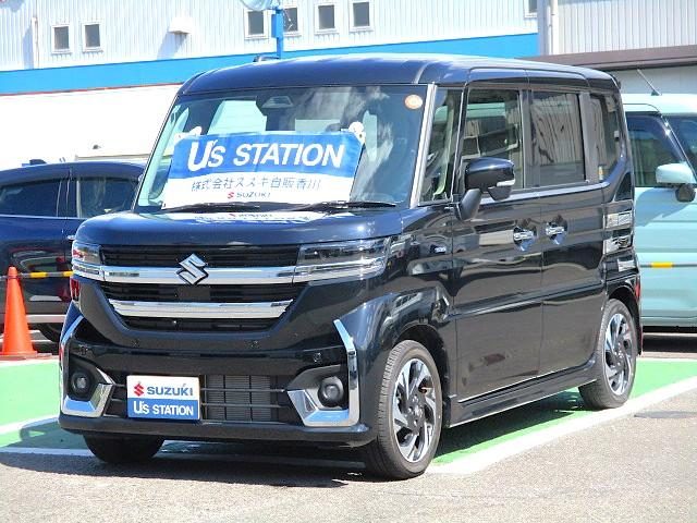 スペーシア　カスタム　カスタム　ＨＹＢＲＩＤ　ＸＳ　９インチナ