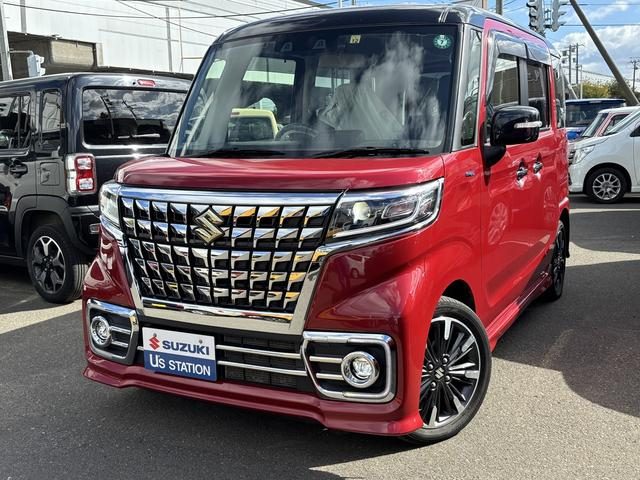 スペーシア　カスタム　４ＷＤ　ハイブリッドＸＳターボ　４ＷＤ　☆ナビ・