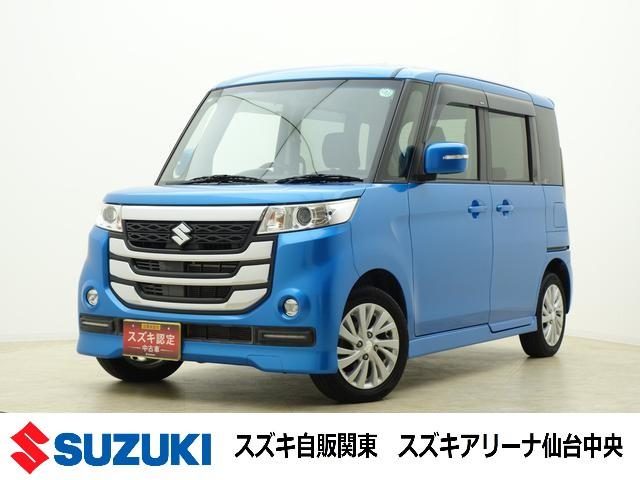 スペーシア　カスタムＺ　【　アウトレット車　】ナビゲーション　バ