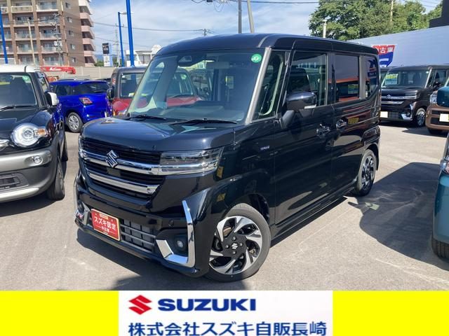 スペーシア　カスタム　カスタム　ＨＹＢＲＩＤ　ＸＳ　両側電動ス