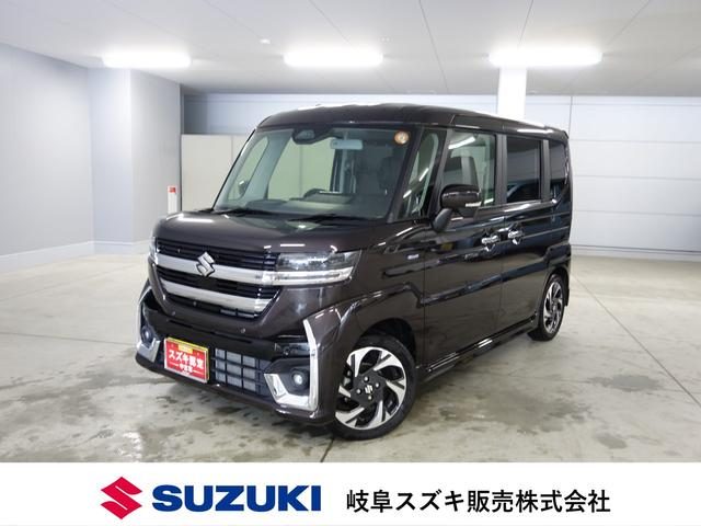 スペーシア　カスタム　カスタム　ＨＹＢＲＩＤ　ＸＳ　全方位モニ