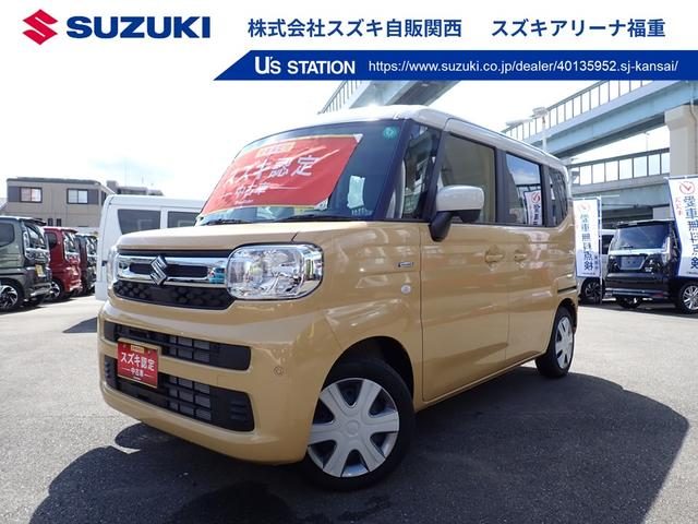 スペーシア　ＨＹＢＲＩＤ　Ｘ　全方位モニター付ナビ　