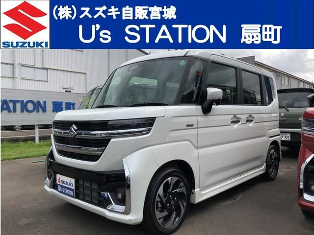 スペーシア　カスタム　４ＷＤ　ＨＹＢＲＩＤ　ＸＳ　４ＷＤ　全方位カメラ