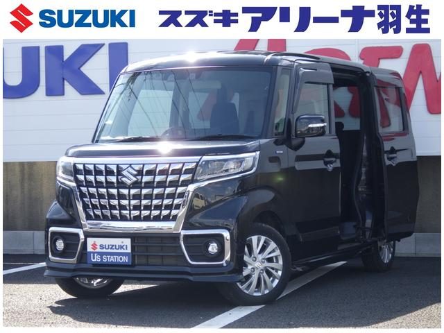 スペーシア　カスタム　ナビ付　カスタム　ＨＹＢＲＩＤ　ＧＳ　３