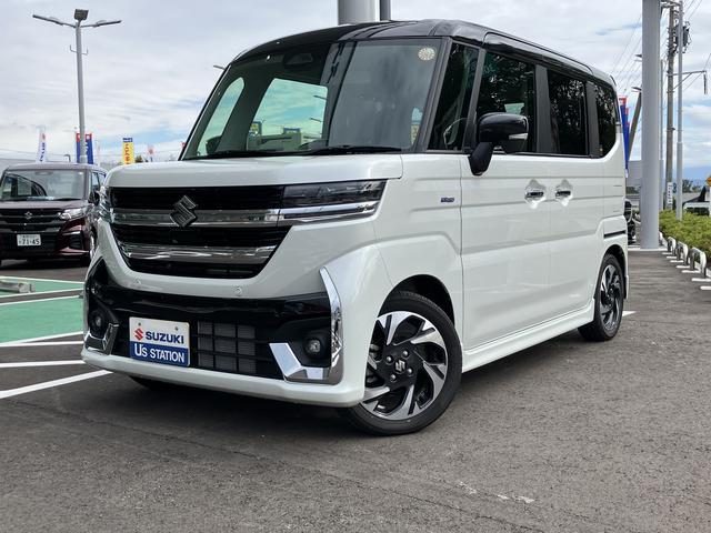 スペーシア　カスタム　ＨＹＢＲＩＤ　ＸＳターボ　２ＷＤ　全方位
