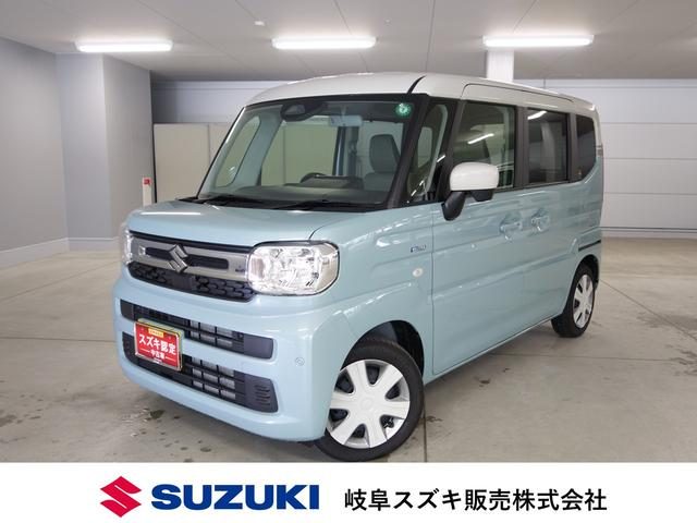 スペーシア　ＨＹＢＲＩＤ　Ｘ屋根ベージュツートン　新