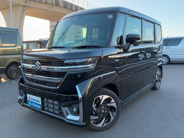 スペーシア　カスタム　ＨＹＢＲＩＤ　ＸＳ　試乗車アップ