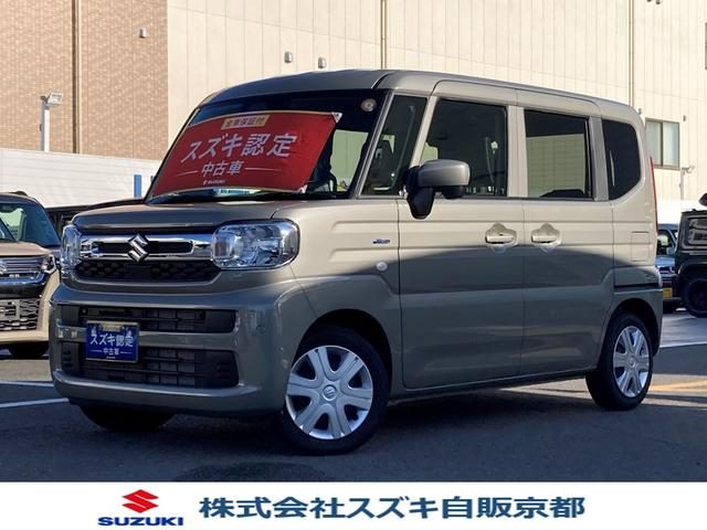 スペーシア　ＨＹＢＲＩＤ　Ｇ　純正ナビ　全方位モニタ