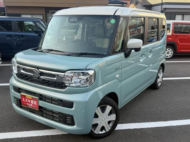 スペーシア　ＨＹＢＲＩＤ　Ｘ　両側電動スライドドア　