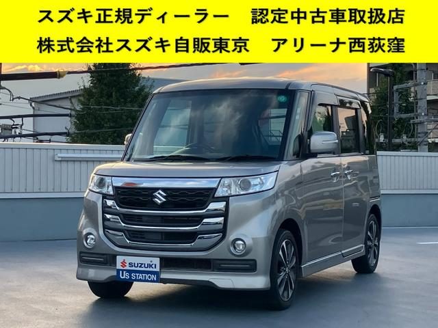 スペーシア　カスタムＺ　カスタムＺターボナビ片側電動スライドドア