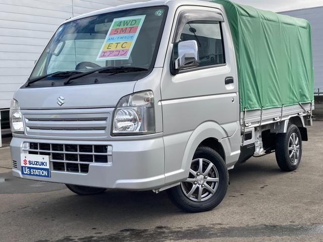 キャリイトラック　４ＷＤ　ＫＣ　エアコン・パワステ　４ＷＤ　５ＭＴ