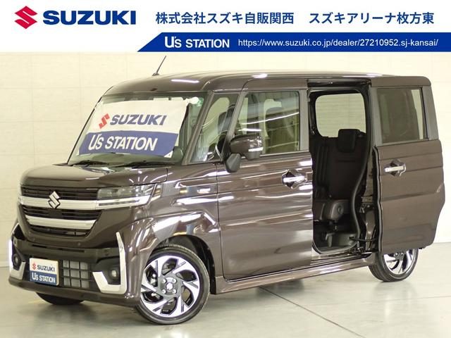 スペーシア　カスタム　４ＷＤ　カスタム　ＨＹＢＲＩＤ　ＸＳターボ　全方
