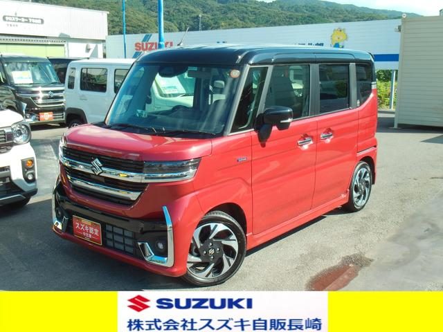 スペーシア　カスタム　カスタム　ＨＹＢＲＩＤ　ＸＳターボ　両側