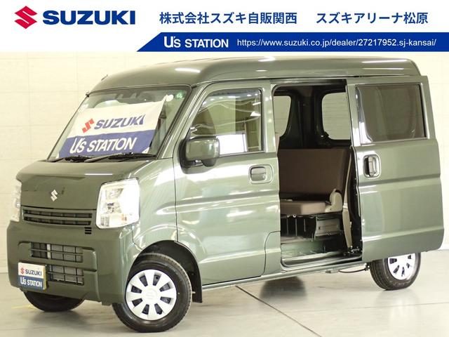 エブリイバン　ＰＣ　６型　２ＷＤ　インパネＣＶＴ　スズ