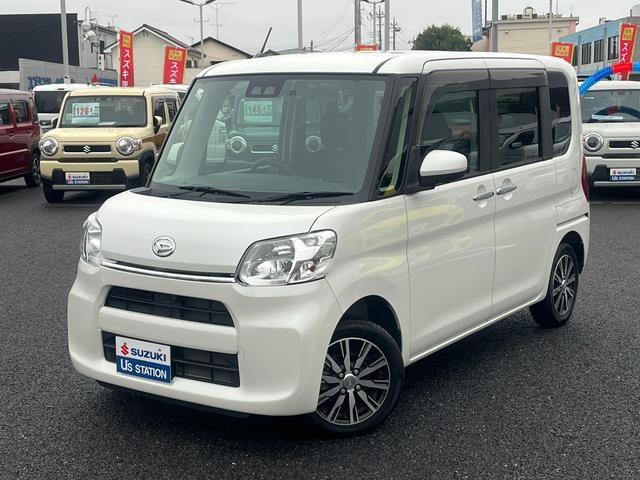 タント　４ＷＤ　Ｘ　ＶＳ　ＳＡ３　ナビ、ドラレコ　秋真っ
