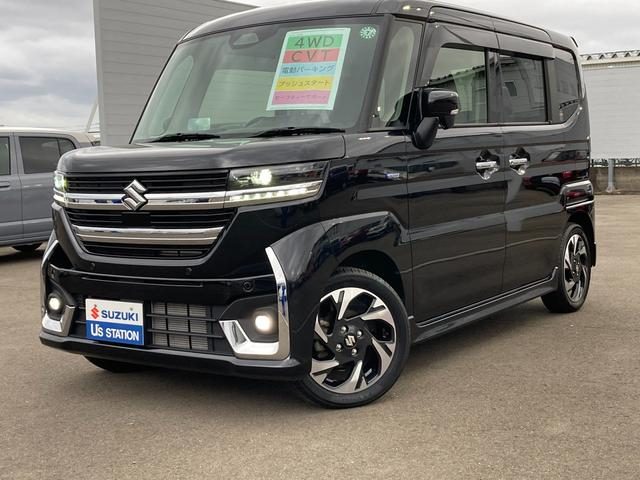 スペーシア　カスタム　４ＷＤ　ＨＹＢＲＩＤ　ＸＳ　４ＷＤ　電動パーキン