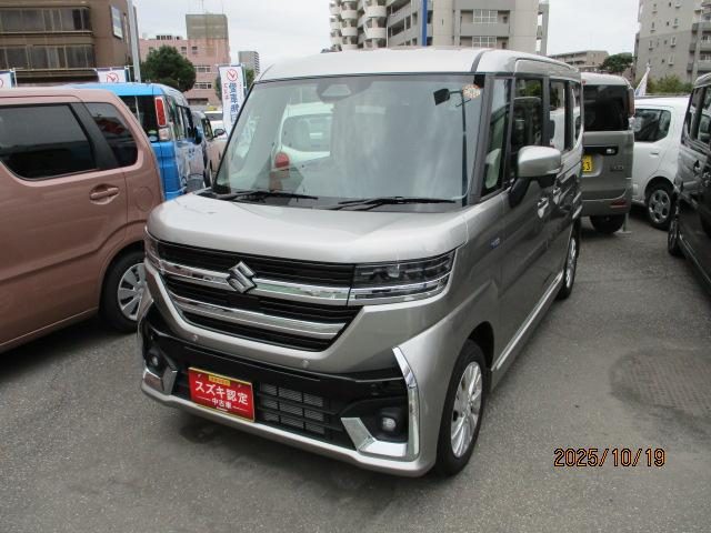 スペーシア　カスタム　カスタム　ＨＹＢＲＩＤ　ＧＳ　禁煙元試乗