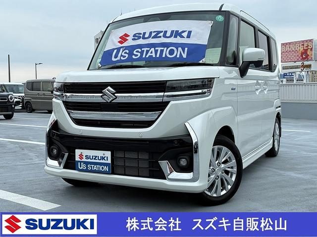 スペーシア　カスタム　カスタム　ＨＹＢＲＩＤ　ＧＳ　全方位モニ