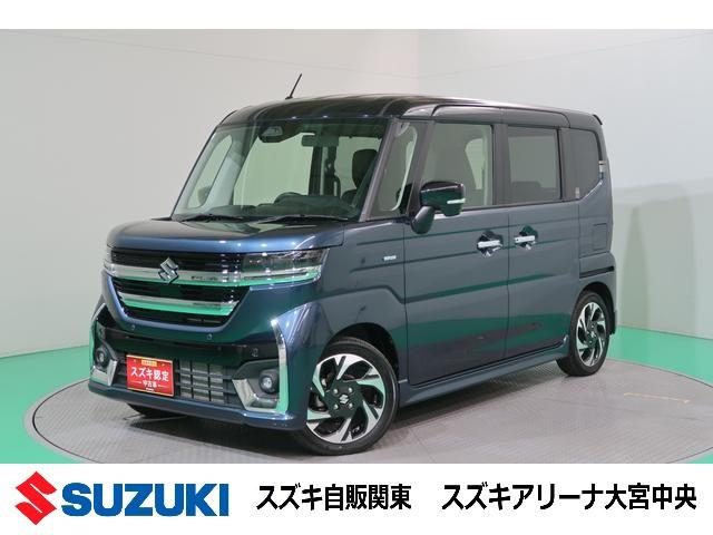 スペーシア　カスタム　ＨＹＢＲＩＤ　ＸＳ　両側電動ドア　純正Ａ