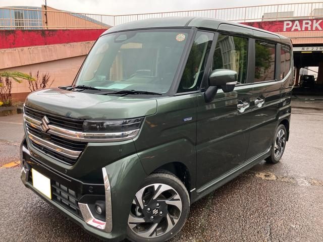 スペーシア　カスタム　４ＷＤ　ＨＹＢＲＩＤ　ＸＳターボ　★４ＷＤ　純正
