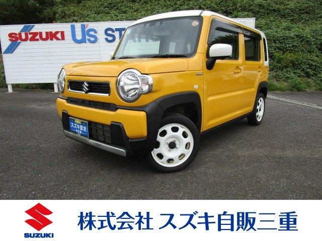 ハスラー　ＨＹＢＲＩＤ　Ｇ　７インチワイドナビ装着