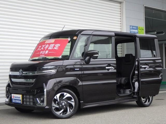 スペーシア　カスタム　４ＷＤ　カスタム　ＨＹＢＲＩＤ　ＸＳターボ　スズ