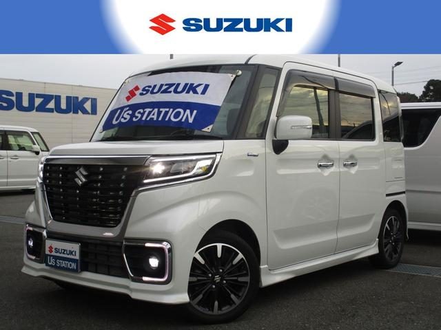 スペーシア　カスタム　カスタム　ＨＹＢＲＩＤ　ＸＳ　ナビ　前ド