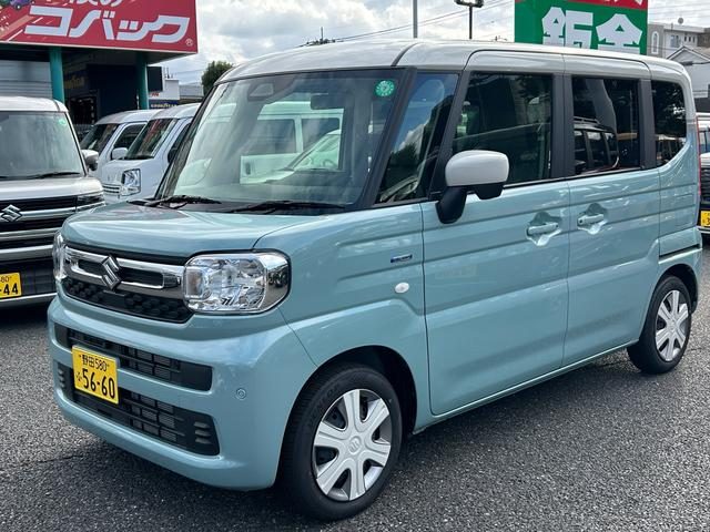 スペーシア　ＨＹＢＲＩＤ　Ｘ　元試乗車　全方位モニタ