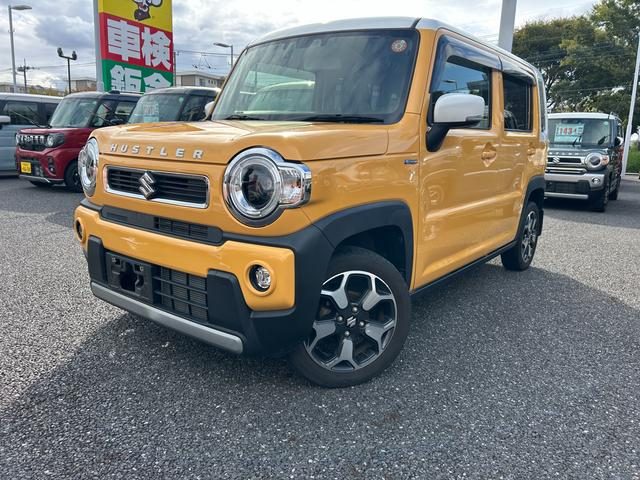 ハスラー　ＨＹＢＲＩＤ　Ｘ　７インチナビ　ＥＴＣ　