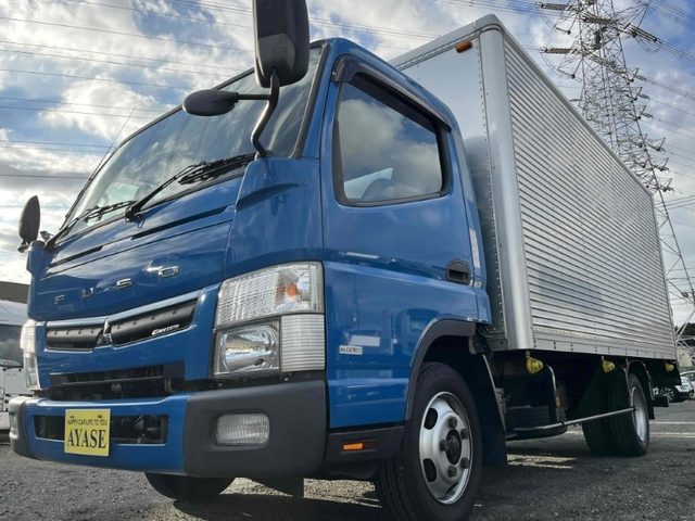 キャンター　ワイドロング３ｔ積アルミバン