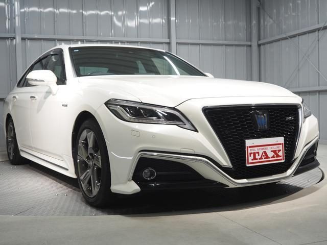 クラウン　セダン　ハイブリッド　ＲＳ　ワンオーナー　禁煙車　メーカーナビ