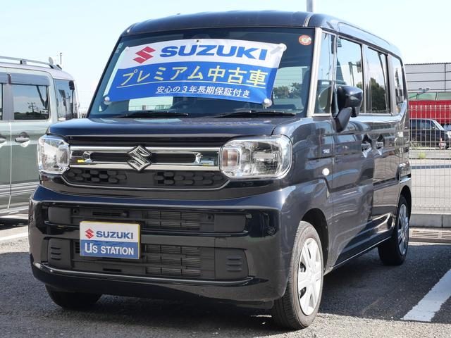 スペーシア　ＨＹＢＲＩＤ　Ｘ　純正９インチナビ　全方