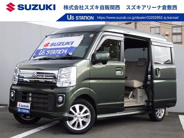 エブリイワゴン　ＰＺターボ　ハイルーフ　５型　純正ナビ　