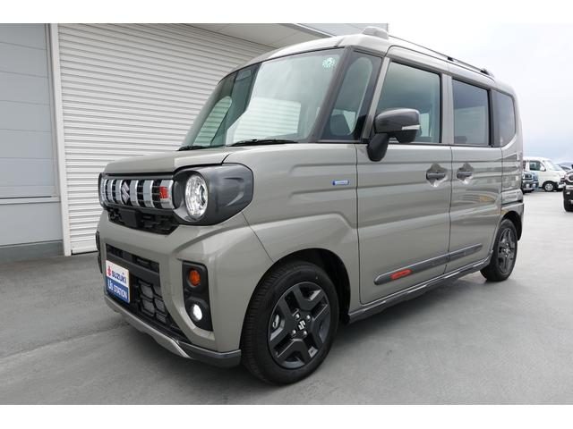 スペーシア　ギア　４ＷＤ　ＨＹＢＲＩＤ　ＸＺターボ　４ＷＤ純正パナ