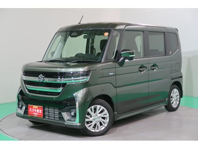 スペーシア　カスタム　カスタム　ＨＹＢＲＩＤ　ＧＳ　全方位モニ