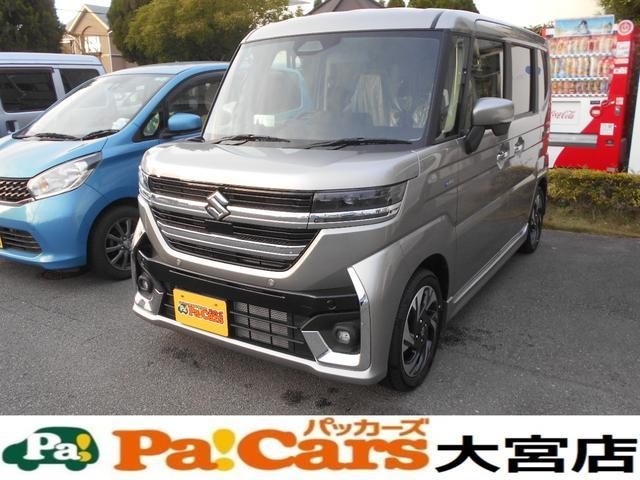 スペーシア　カスタム　ハイブリッドＸＳターボ　届出済未使用車