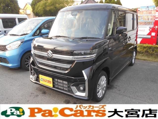 スペーシア　カスタム　ハイブリッドＧＳ　届出済未使用車　禁煙