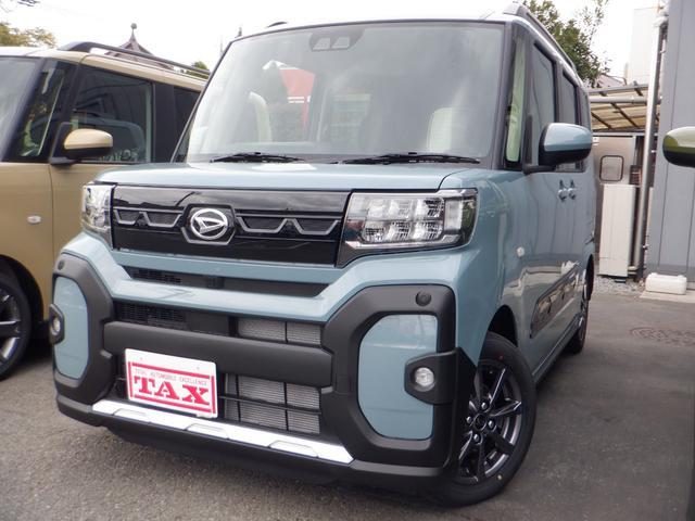 タント　ファンクロス　届出済未使用車　誤発進抑制