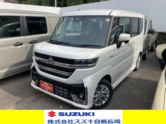 スペーシア　カスタム　カスタム　ＨＹＢＲＩＤ　ＧＳ　片側電動ス