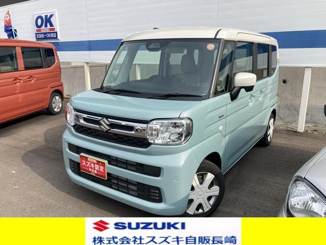 スペーシア　ＨＹＢＲＩＤ　Ｘ　両側電動スライドドア　