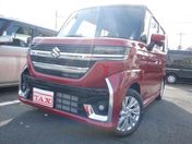 スズキ スペーシア　カスタム ハイブリッドＧＳ　禁煙車　ワンオーナー車